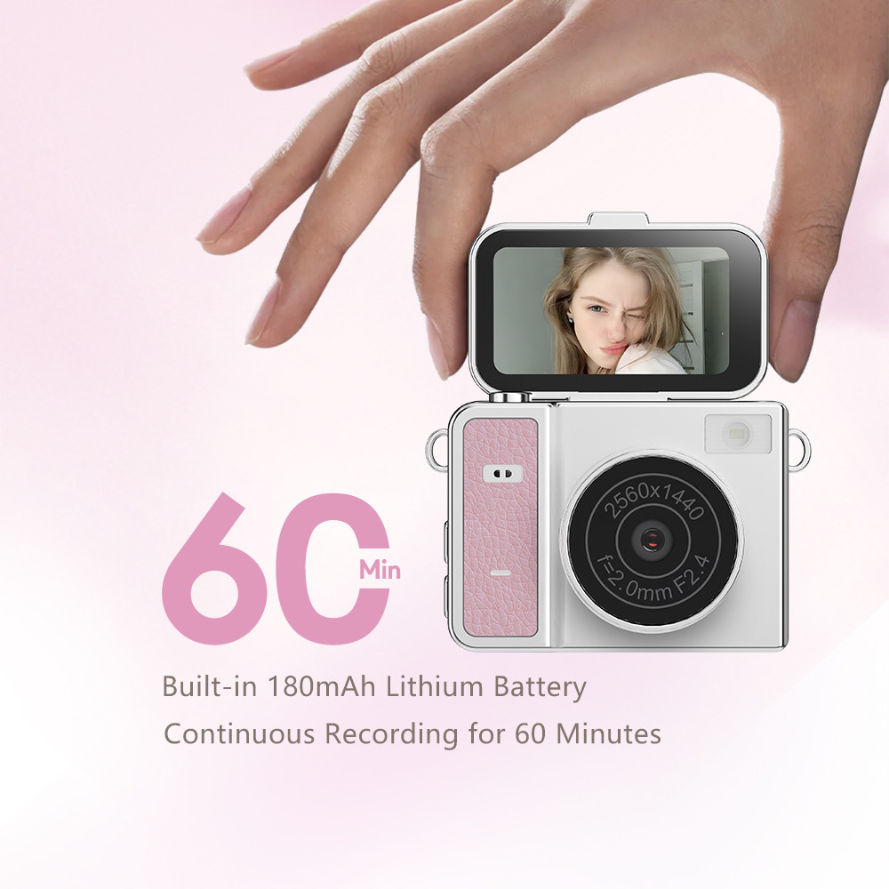 S162 Thumb Mini Kamera Öğrenci Partisi Açık Hava Sporları Kamerası Fotoğraf Ve Video Çekimi Çocuk Cep Selfie Kamerası